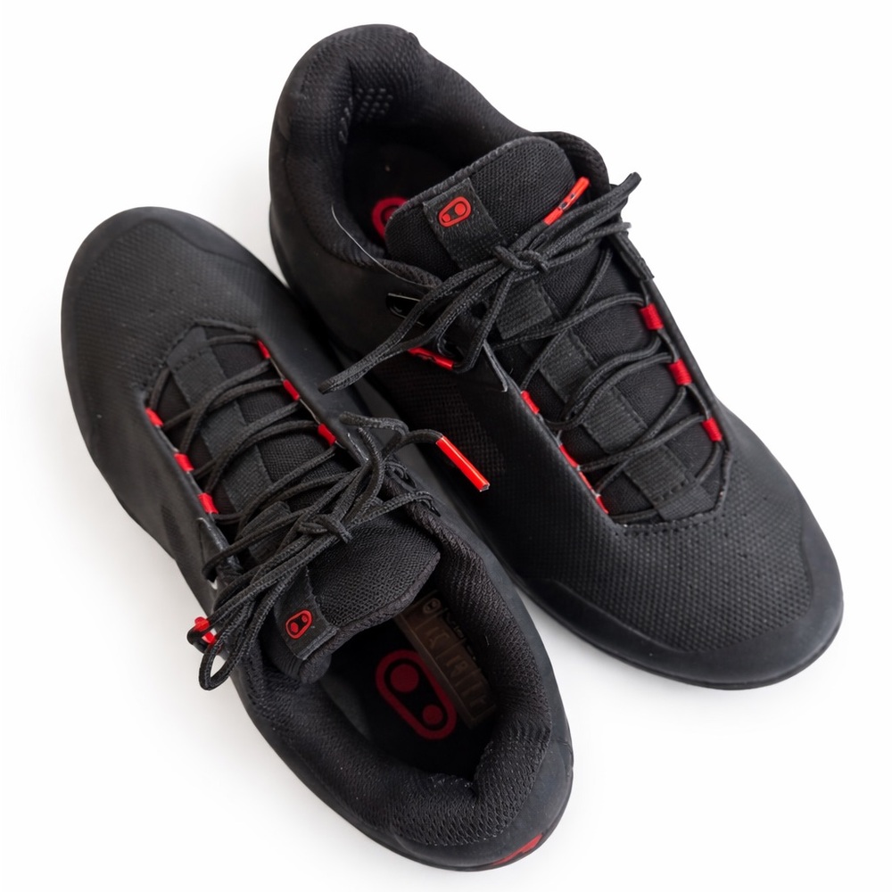 Mountain Bike Shoes clip on Mallet Lace black red size 7.5